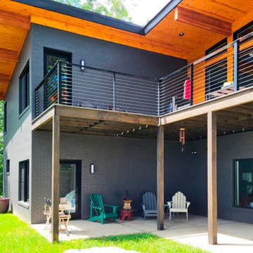 Siding Installation - Cedar Tongue and Groove Siding