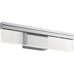 Elan Lighting - Elan Lighting 84160 Laris - 18" 1 LED Linear Bath Vanity - A linear, low profile Vanity Bar, Laris creates inLaris 18" 1 LED Line Chrome Clear Bubble UL: Suitable for damp locations Energy Star Qualified: n/a ADA Certified: n/a  *Number of Lights: Lamp: 1-*Wattage: LED bulb(s) *Bulb Included:Yes *Bulb Type:LED *Finish Type:Chrome