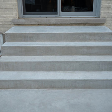 Modern Concrete Front & Backyard Transformation