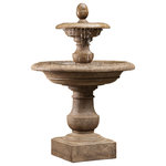 Campania International - Caterina Tiered Garden Water Fountain - As water cascades from tier to tier, the Caterina Tiered Garden Water Fountain becomes a dynamic display of water in motion. Classical in design, the Caterina Tiered Garden Water Fountain will serve as an excellent choice to serve as a focal point in your garden. Made from cast stone and available in a wide choice of colors, the Caterina Tiered Garden Water Fountain makes customization as easy as pie.