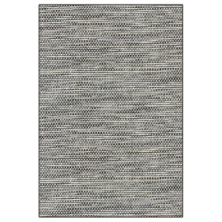 Couristan Cooper Island Indoor/Outdoor Area Rug – Versatile Carpet for Any Space, Gunmetal, 9'x13'