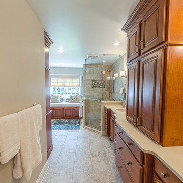 Spacious Stylish Master Bathroom