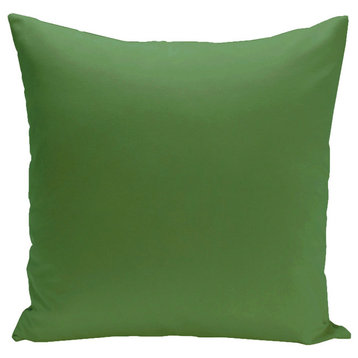 Solid Decorative Outdoor Pillow, Leaf, 18"x18"
