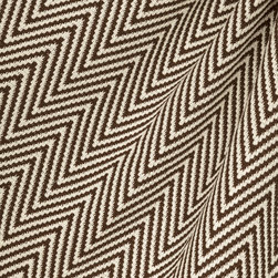 Big Zig : Brown - Fabric