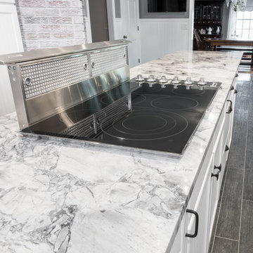 Elegant White Kitchen Remodel