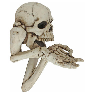 Design Toscano Begger For Souls Skeleton Plaque