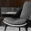 Columbus Lounge Chair and Ottoman, Dark Shadow Fabric