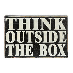 Unboxed Thoughts Sign - Home Decor