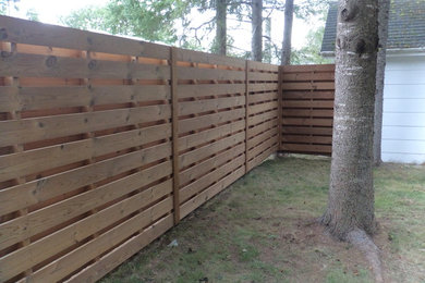 Pre Fab Thermally Modified Pine fencing