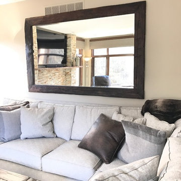 Barnwood mirror