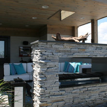 Rooftop fireplace surrounds