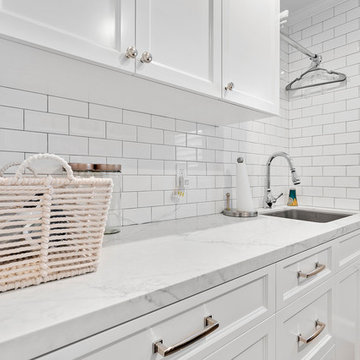 Transitional Style | Kitchen Living Laundry
