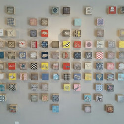 100 painting Gallery installation - Paintings