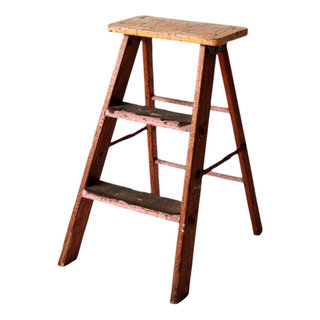 Consigned, Vintage Step Ladder - Farmhouse - Ladders And Step Stools - by  86 Vintage | Houzz