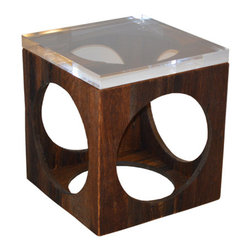 300-04 Machinist Barnwood - Side Tables And End Tables