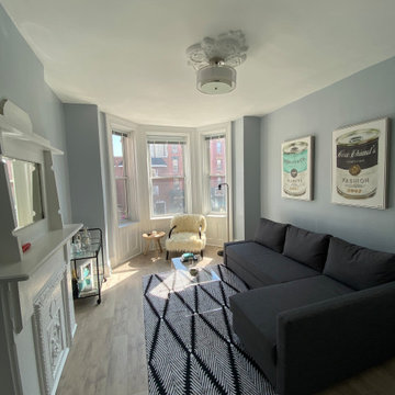 Custom Living Room & Built in Storage Design