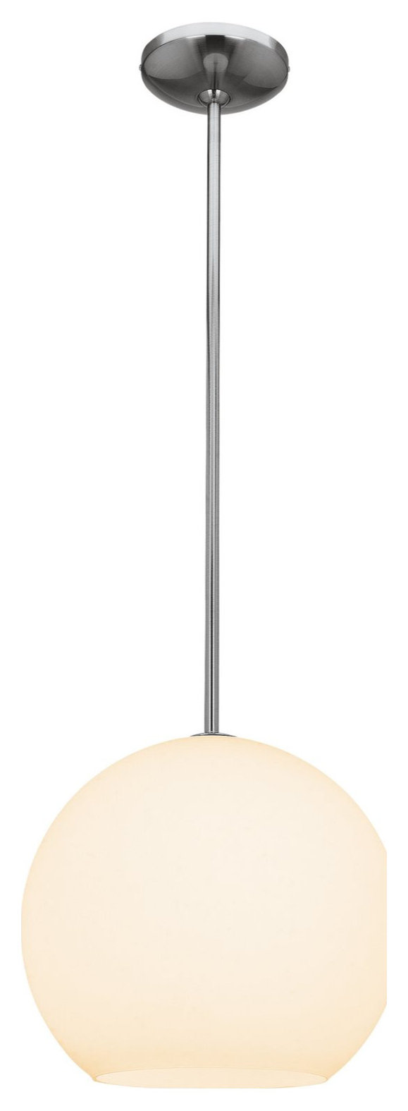 Access Lighting Nitrogen Pendant 23951-BS/OPL, Brushed Steel ...