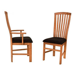 High Back Mission Dining Chairs - Dining Chairs