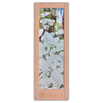 Front Door - Anthurium - Cherry - 36" x 96" - Book/Slab Door
