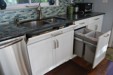 Inspiration for a transitional kitchen remodel in New York