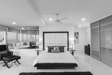 Example of a trendy bedroom design in Other
