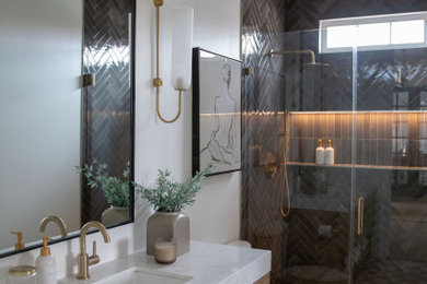Bathroom - transitional bathroom idea in Charlotte