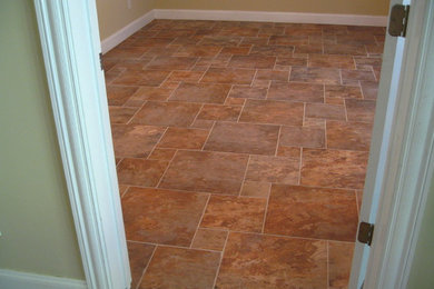 Inspiration for a contemporary basement remodel in Atlanta