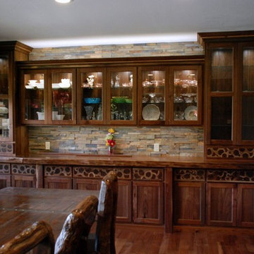 Walnut China Hutch
