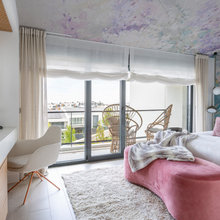 Dormitorio boadilla con rosa y azul