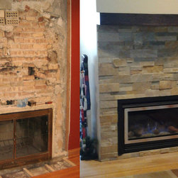 Before/After Fireplace Projects - Indoor Fireplaces