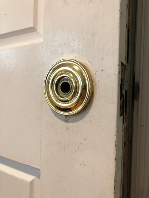 Remove Baldwin doorknob