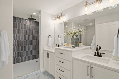 Inspiration for a bathroom remodel in Minneapolis