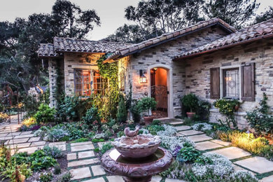 Example of an eclectic exterior home design in Other