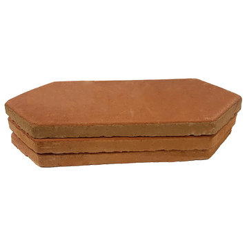 Handcrafted Terracotta  Picket  4''x12'',Set of 15 Tiles