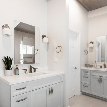 Cool and Calm Primary Bathroom Remodel