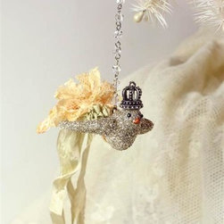 Flight of Fancy Bird Ornament - Christmas Ornaments