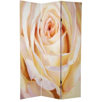 6' Tall Double Sided Roses Room Divider