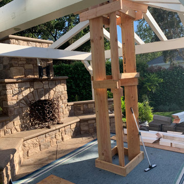 Rebuilding Fire Damaged Gazebo