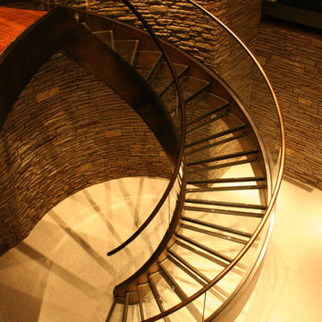 Modern Curved Stairs