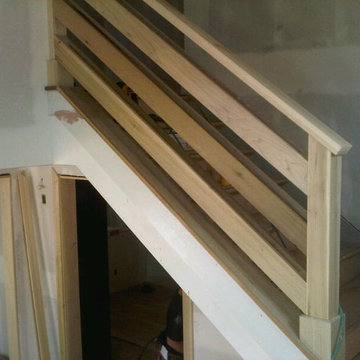 Residential Interior Straight Stairs
