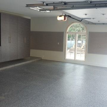 Modern garage in Rochester