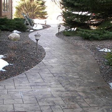Colored and Stamped Concrete