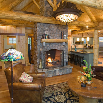 Unique Hybrid of Conventional, Timber and Log Framed Home