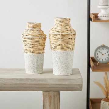 Bohemian Brown Seagrass Vase Set 564126