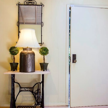 Singer at the door