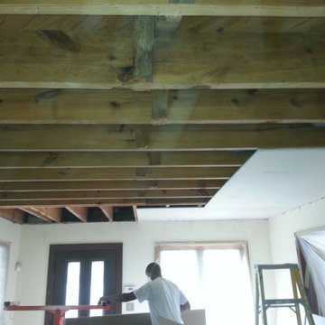 Plaster Ceiling, Drywall Makeover