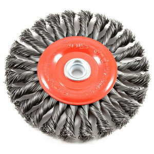 Forney 72755 Wire Cup Brush 2-3 Coarse Crimped with 5/8-Inch-11 Threaded Arbor 