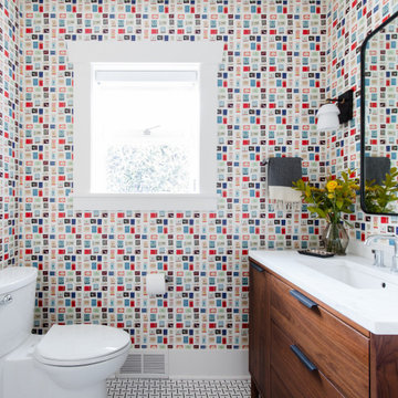 Coastal Blues Powder Room