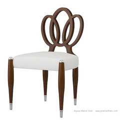 JONATHAN FRANC - ALYSSA WALNUT CHAIR by Jonathan Franc - Armchairs And Accent Chairs
