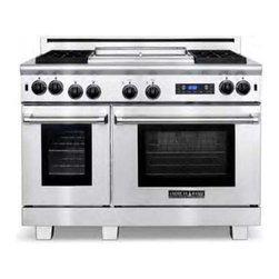 American Range 48" Medallion Gas Range, Stainless Steel | ARR-484X2GRDF - Gas Ranges And Electric Ranges